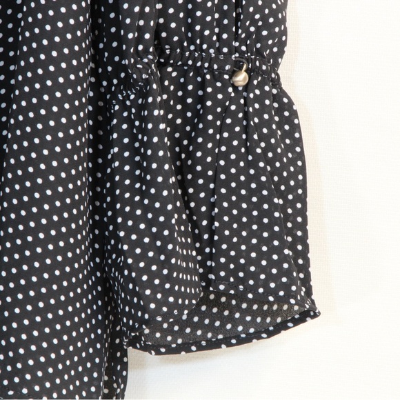 The Limited Black & White Tiny Dot Blouse NWT - Picture 3 of 4